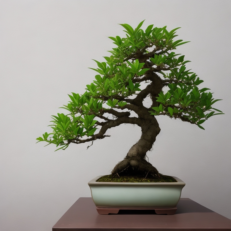 reamShaper_v5_1_plant_is_small_bonsai_with_art_white_backgrou